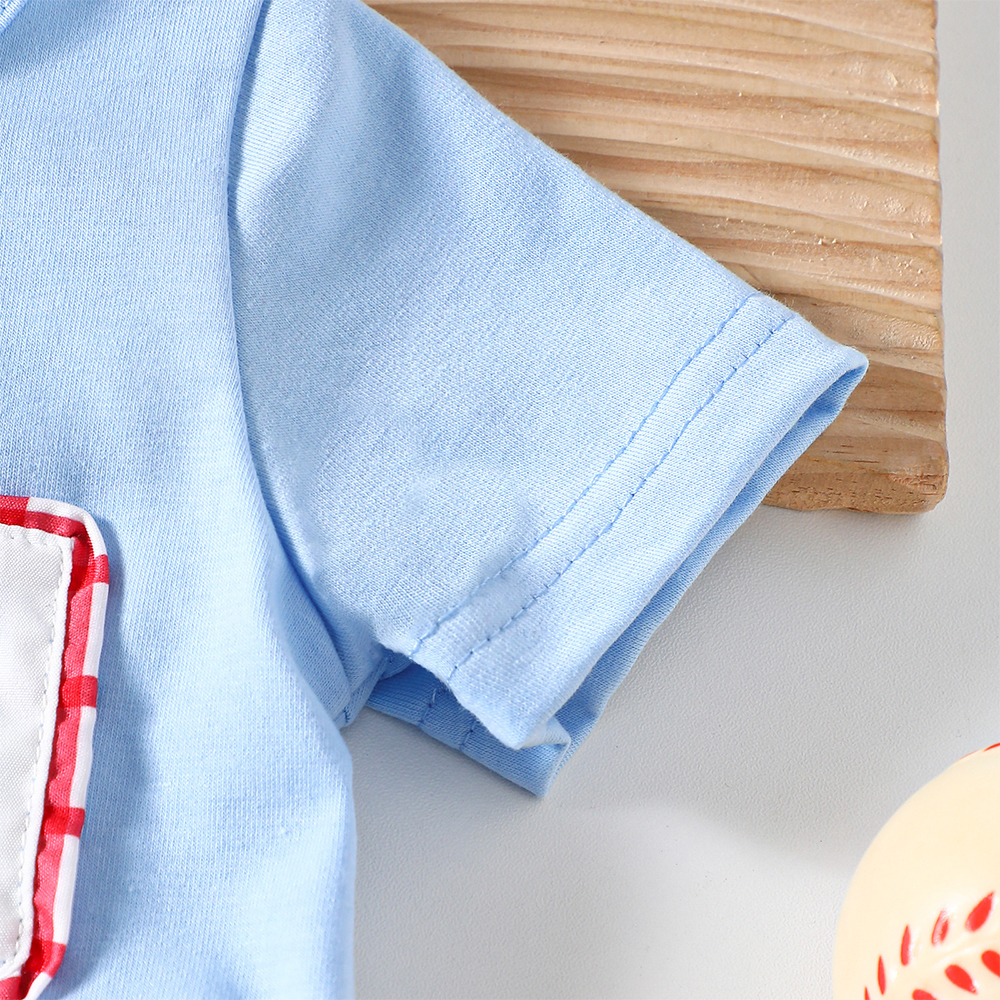 Personalized Kid Sport Theme T-Shirt and Shorts Set | inSet47