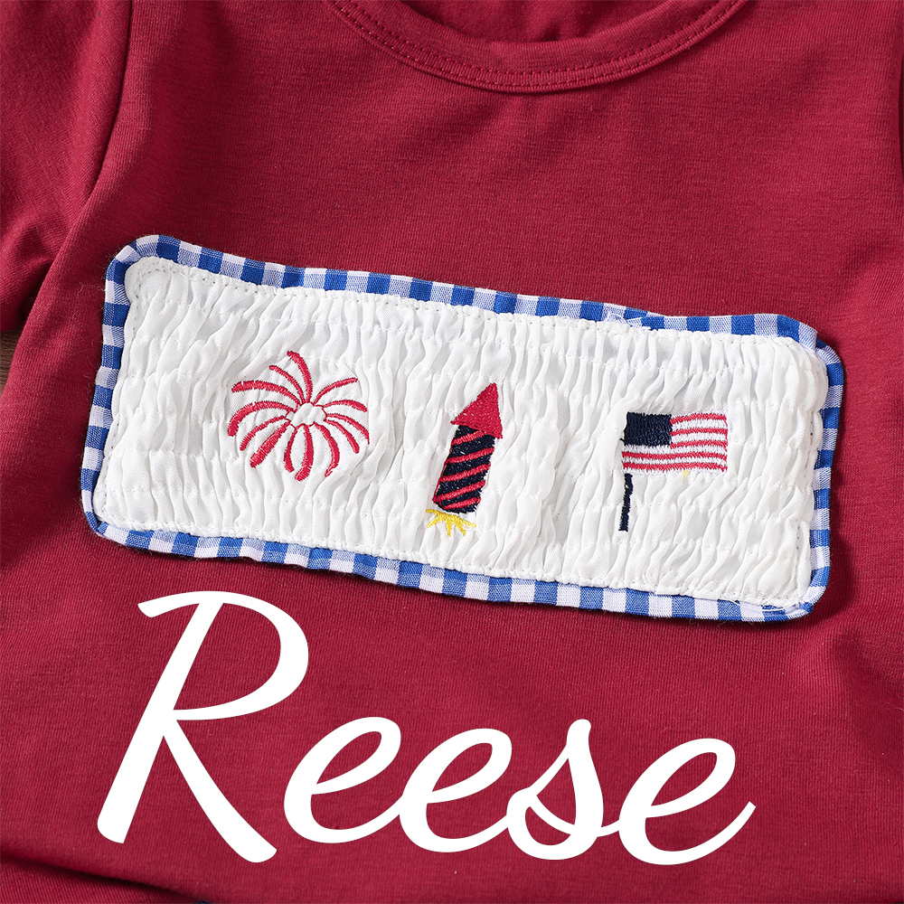 Personalized Kid The 4th Of July T-Shirt and Shorts Set | inSet57