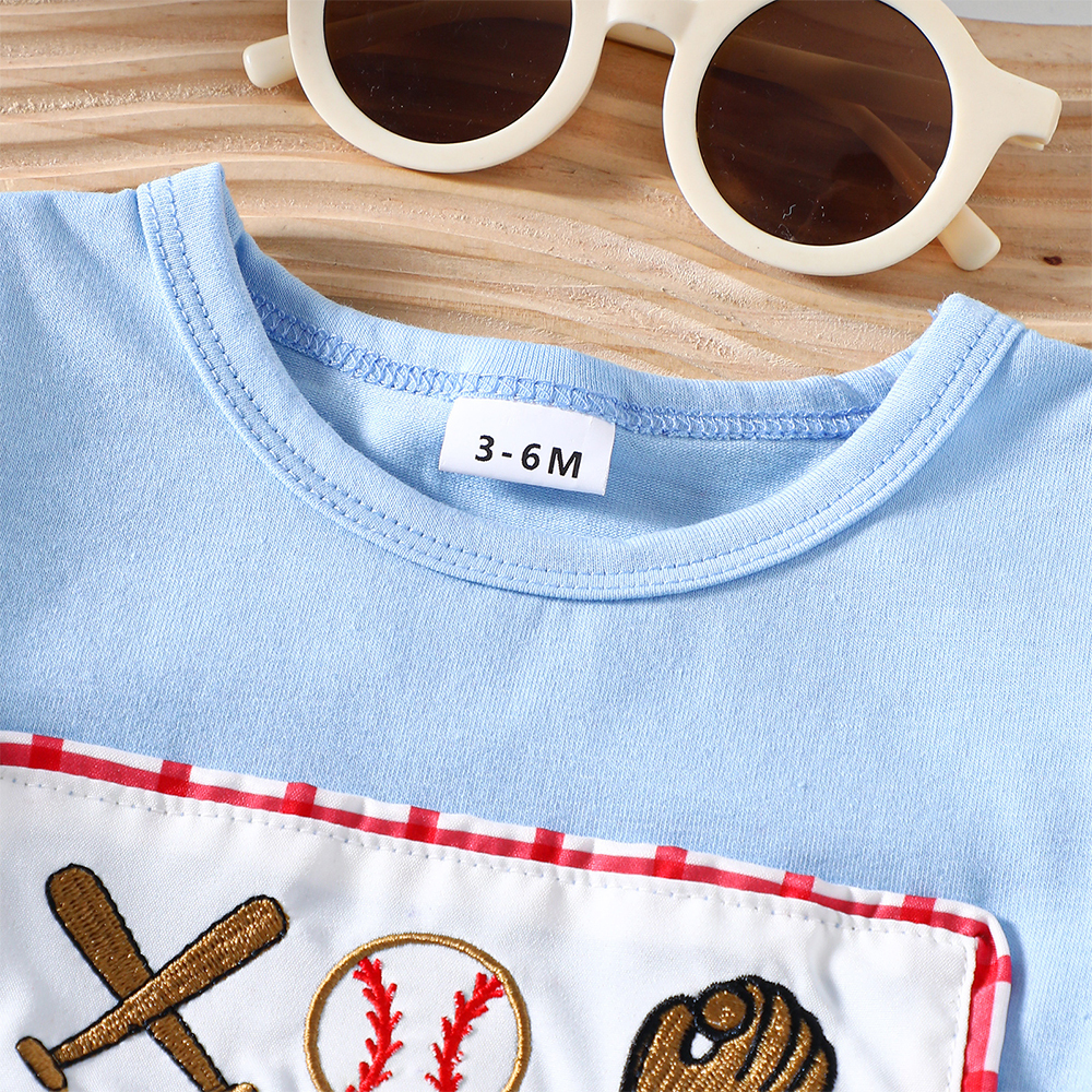 Personalized Kid Sport Theme T-Shirt and Shorts Set | inSet47
