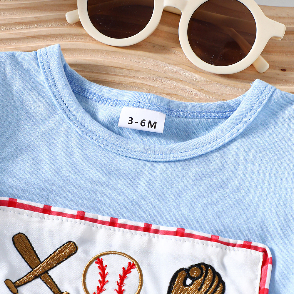 Personalized Kid Sport Theme T-Shirt and Shorts Set | inSet47
