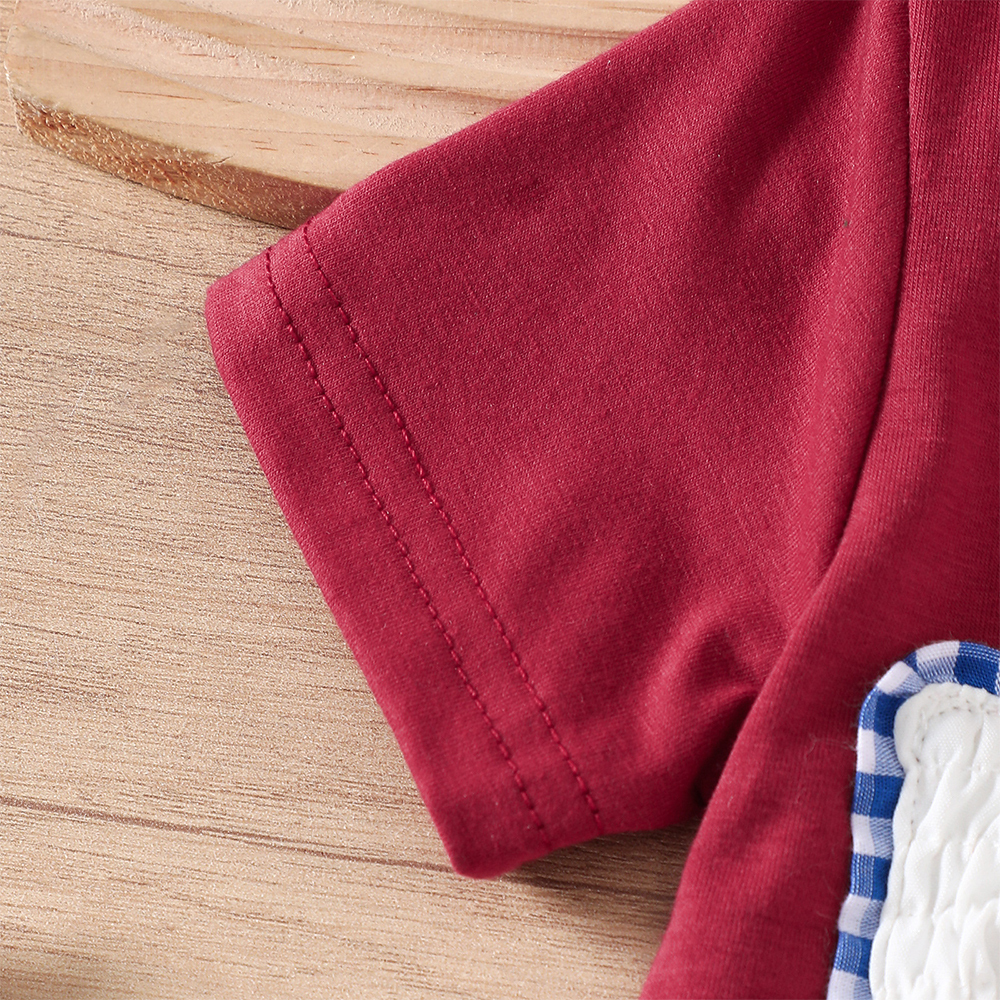 Personalized Kid The 4th Of July T-Shirt and Shorts Set | inSet57