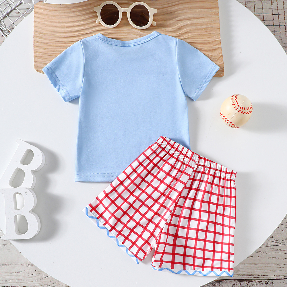 Personalized Kid Sport Theme T-Shirt and Shorts Set | inSet47