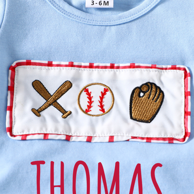 Personalized Kid Sport Theme T-Shirt and Shorts Set | inSet47