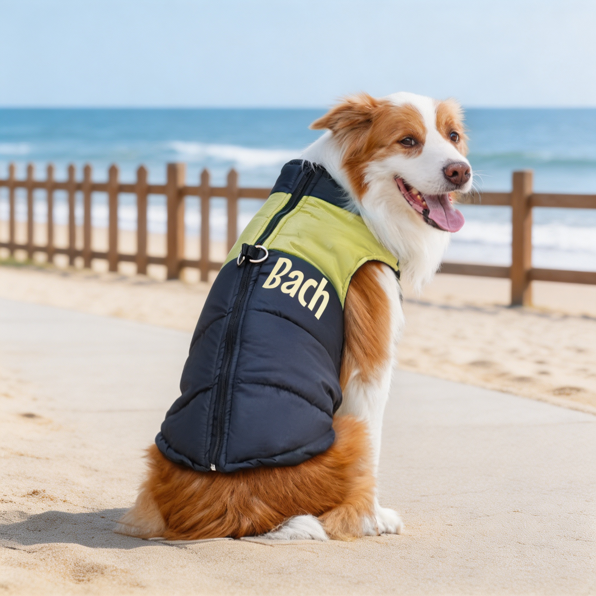 Personalized Pets Large Size Warm Puffer Vest | inPet16