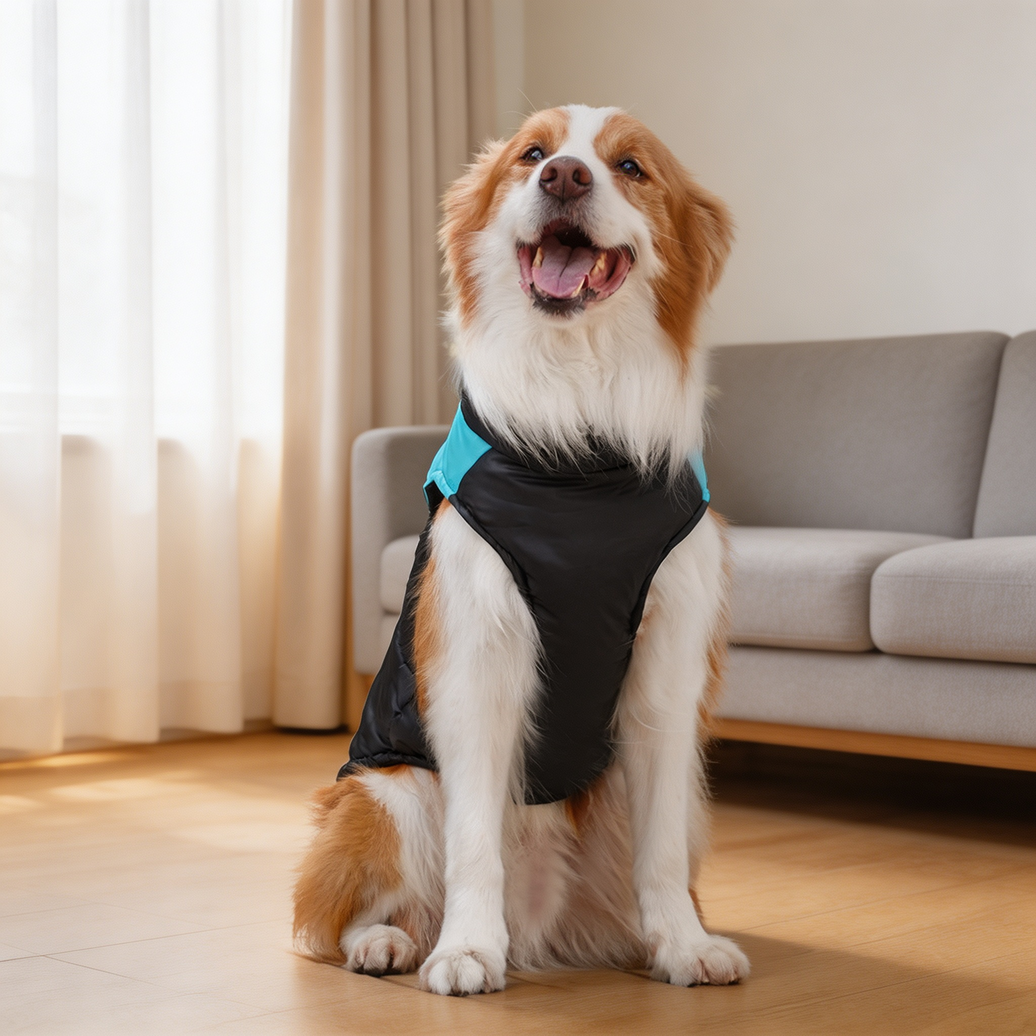 Personalized Pets Large Size Warm Puffer Vest | inPet16