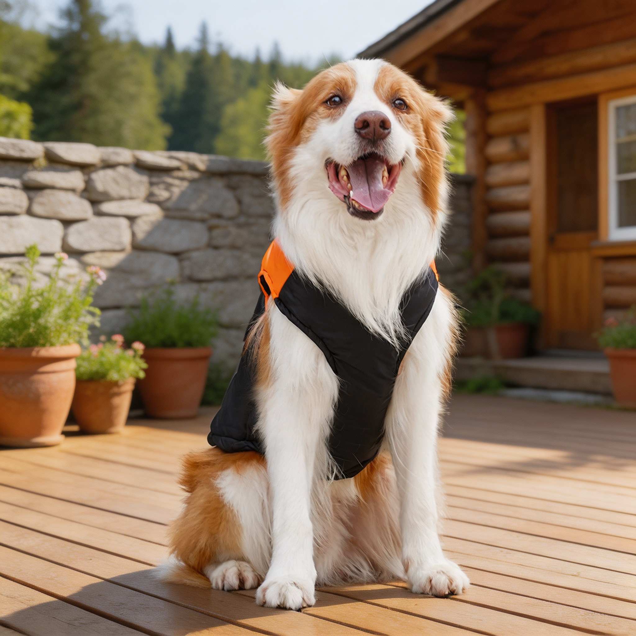 Personalized Pets Large Size Warm Puffer Vest | inPet16