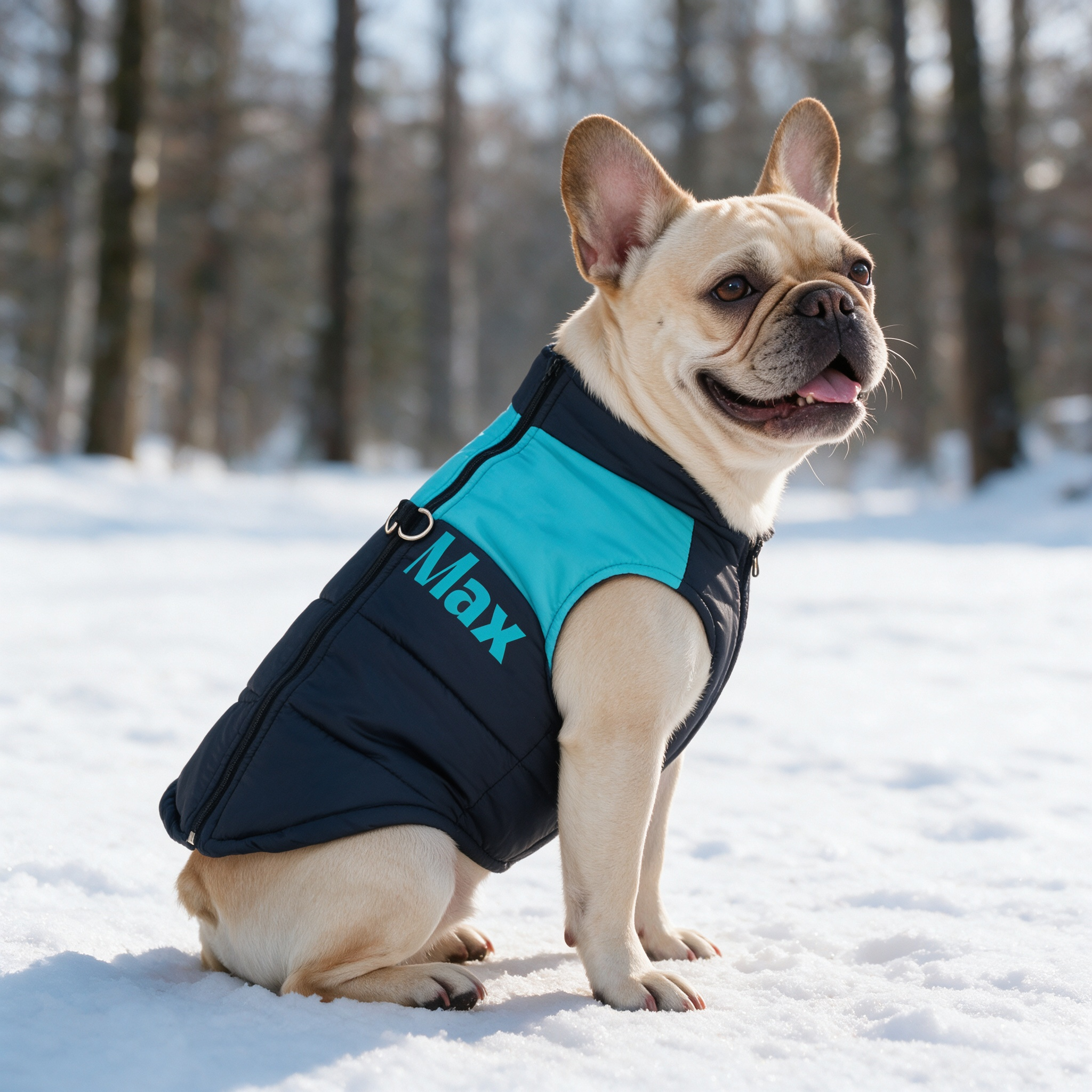 Personalized Pets Large Size Warm Puffer Vest | inPet16