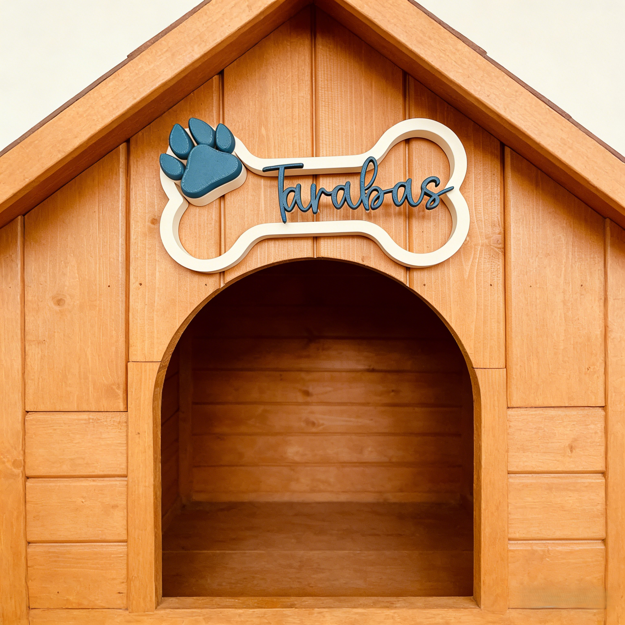 Personalized Name 3D Printed Pet Sign | KKPet436