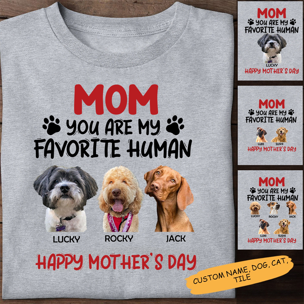 Personalized Mother's Day Pet Mom T-Shirt | inCloth65