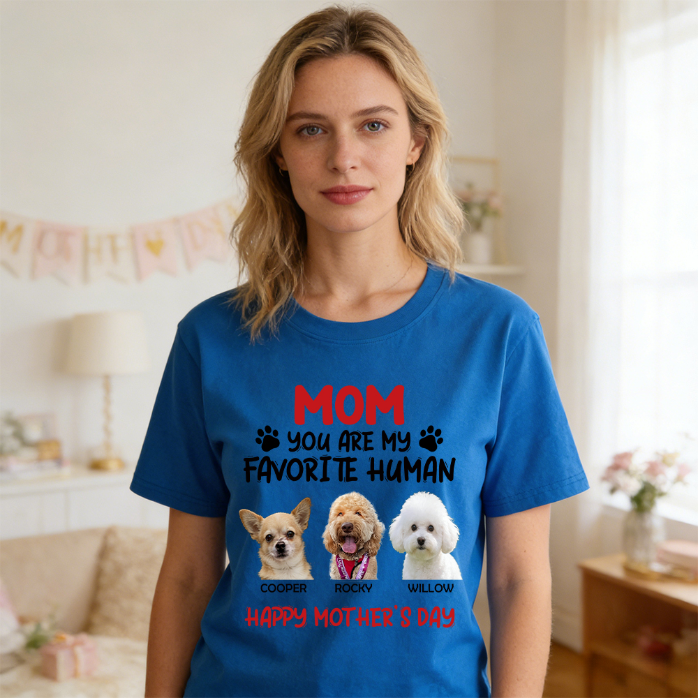 Personalized Mother's Day Pet Mom T-Shirt | inCloth65