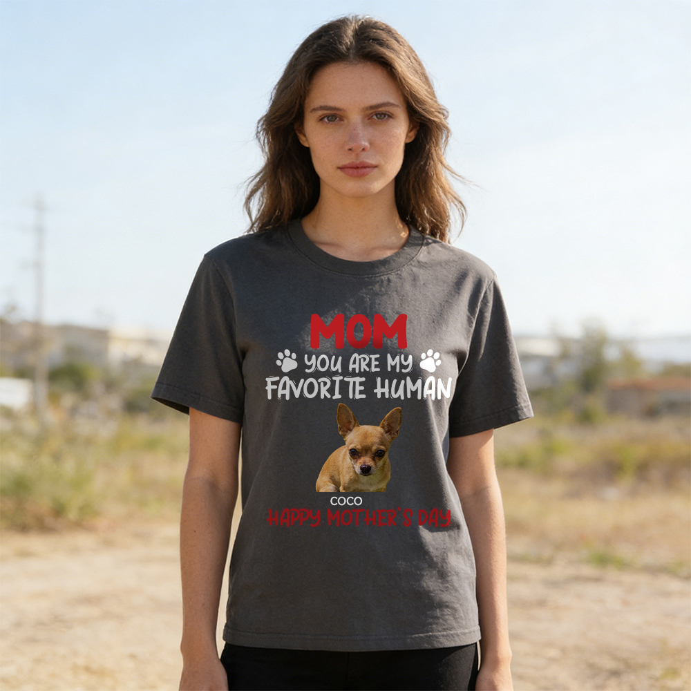 Personalized Mother's Day Pet Mom T-Shirt | inCloth65