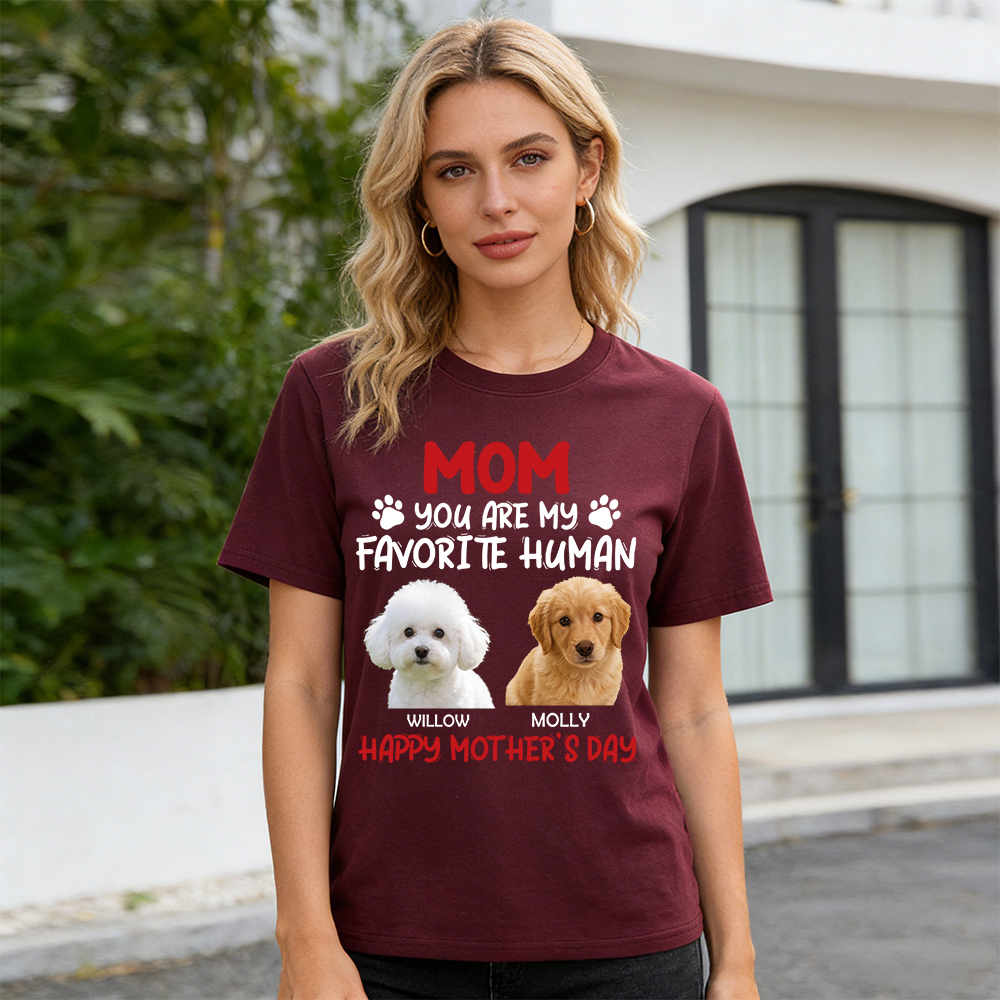 Personalized Mother's Day Pet Mom T-Shirt | inCloth65