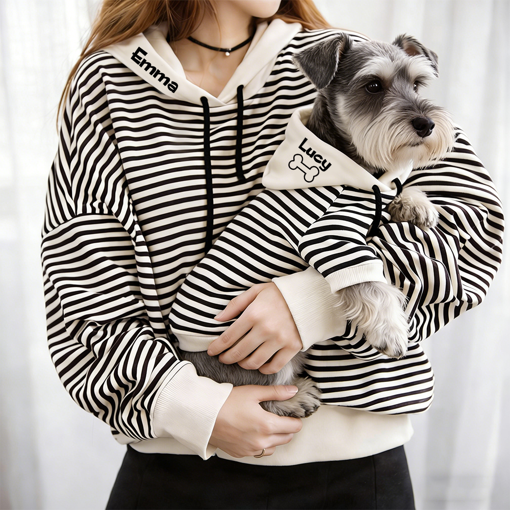 Personalized Name Pet & Owner Hoodie Set | inCloth08