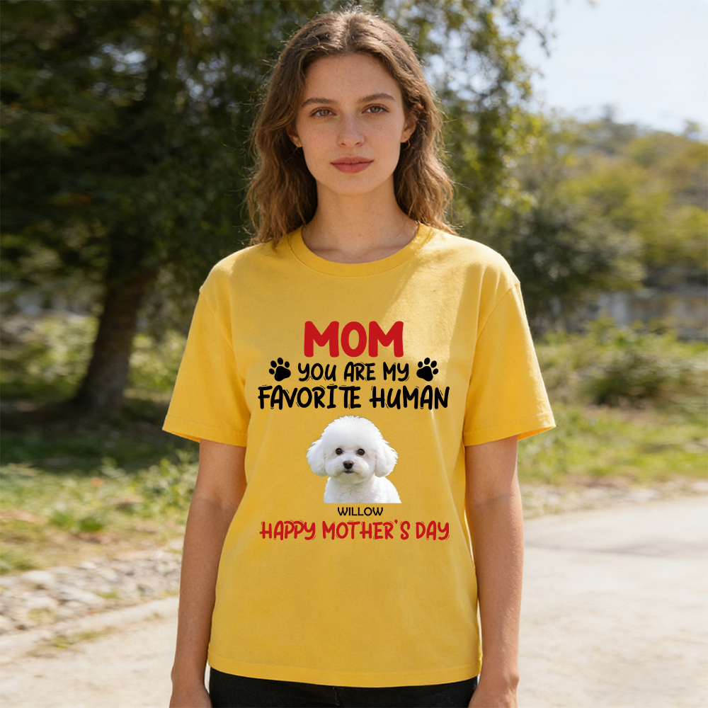 Personalized Mother's Day Pet Mom T-Shirt | inCloth65