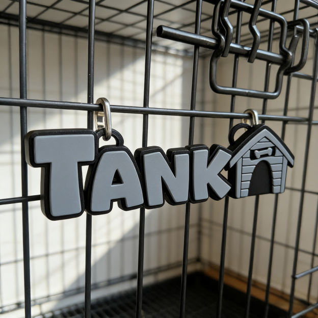 Personalized Name 3D Printed Dog Sign | KKPet443