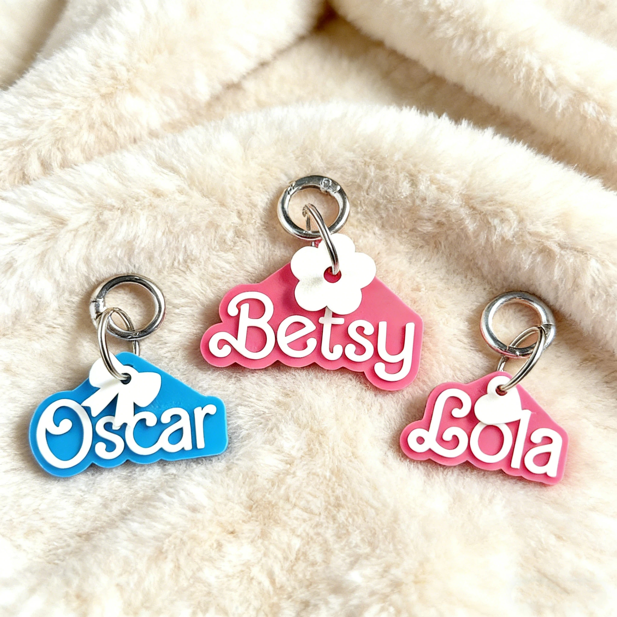 Personalized Name 3D Printed Pet ID Tag | KKPet458