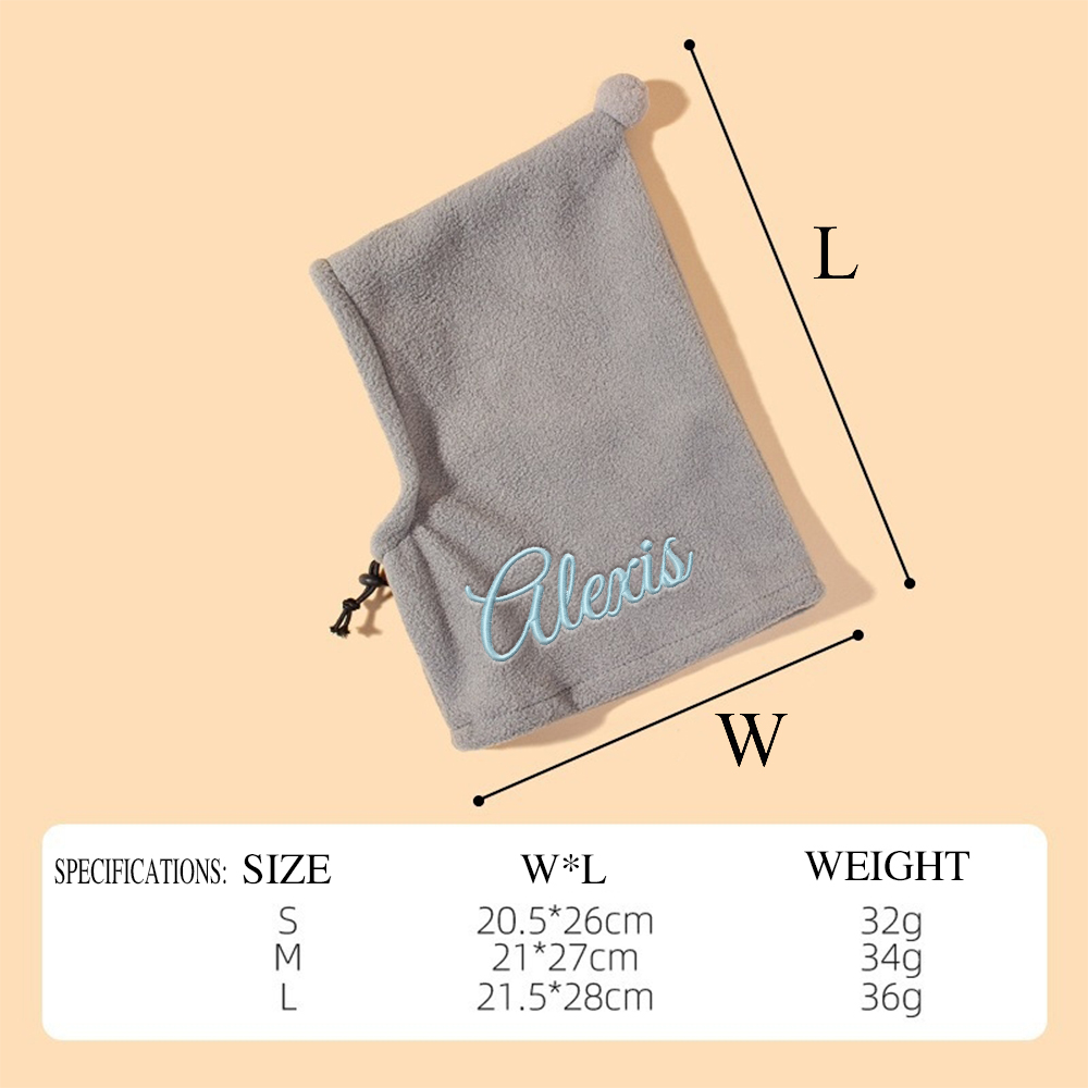 Personalized Embroidered Name Pet Plush Hat | KKPet350