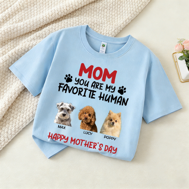 Personalized Mother's Day Pet Mom T-Shirt | inCloth65