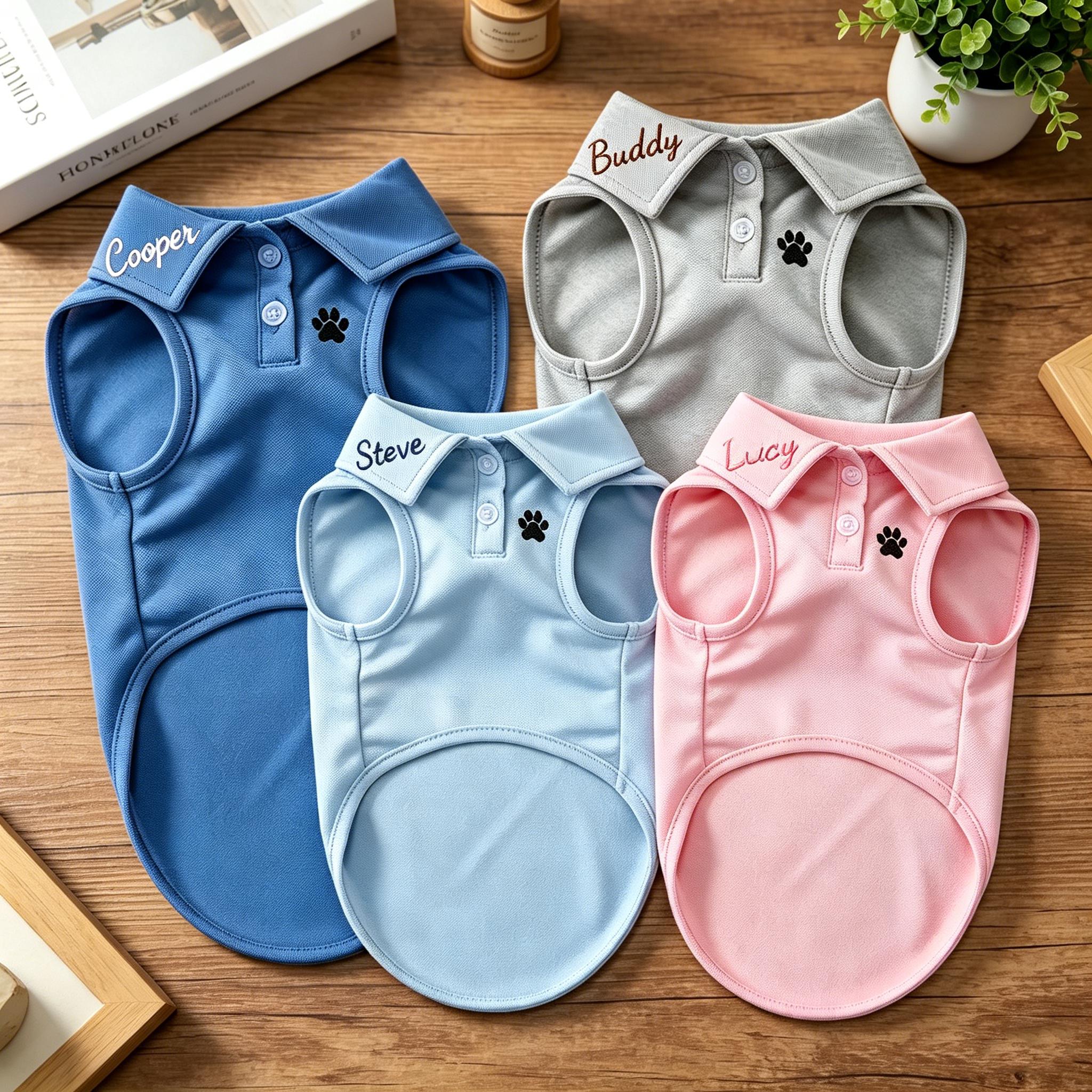 Personalized Embroidered Dog Cat Polo Shirt | inCloth108