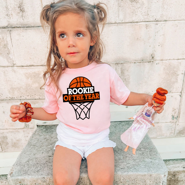 Personalized Basketball Rookie Of The Year Birthday T-Shirt | inBirth03