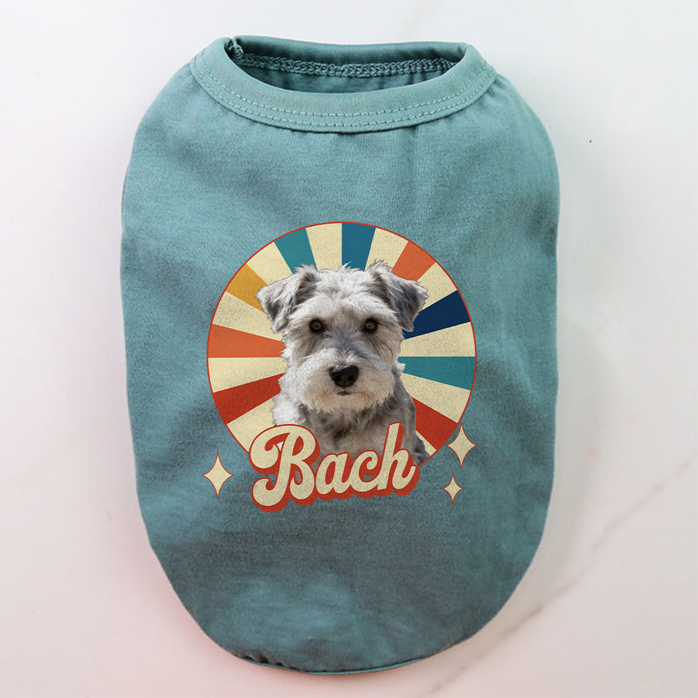 Personalized Funny Face Photo Pet Shirt | inCloth66