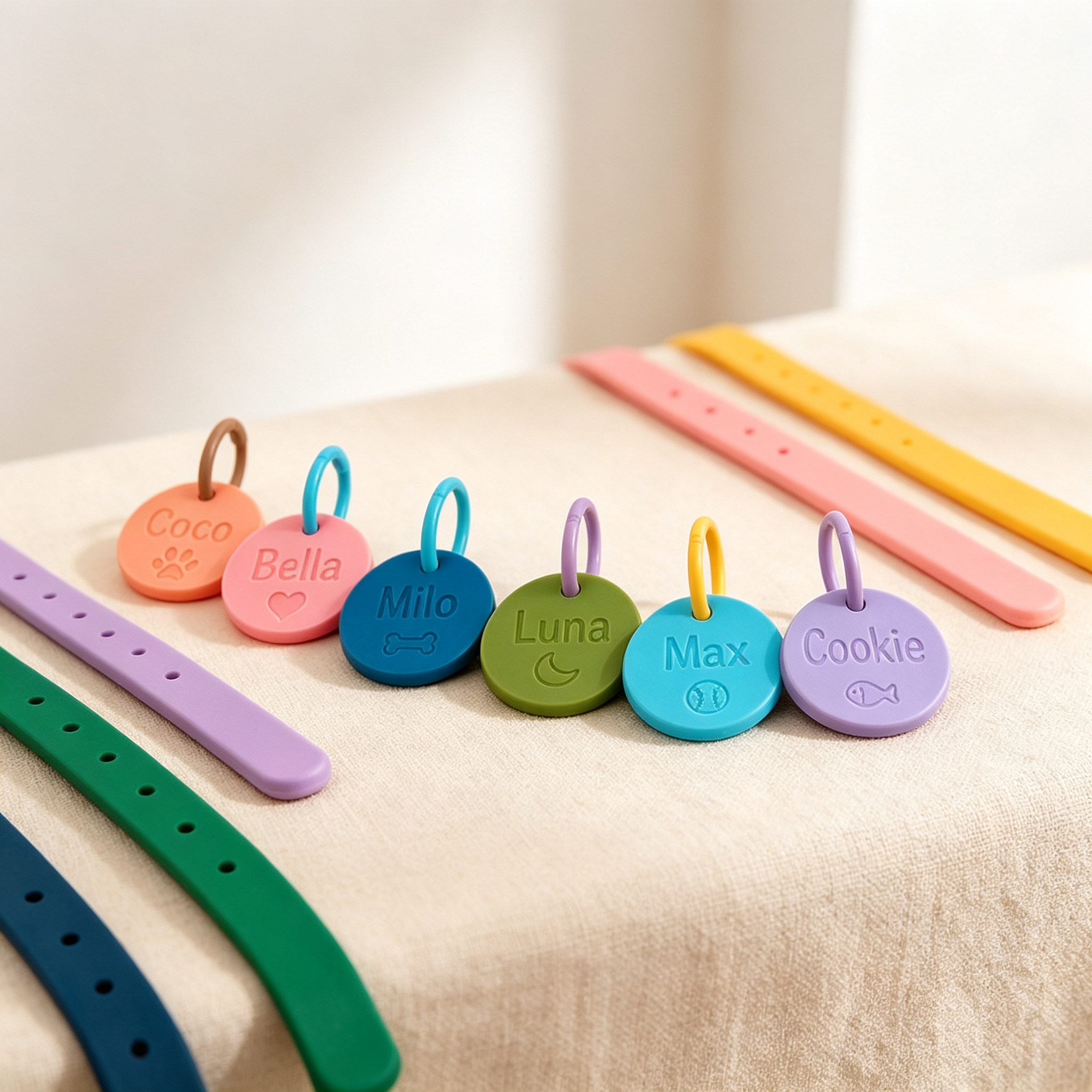 Personalized Name Pet Collar Pendant And Identification Tag | inAccs64