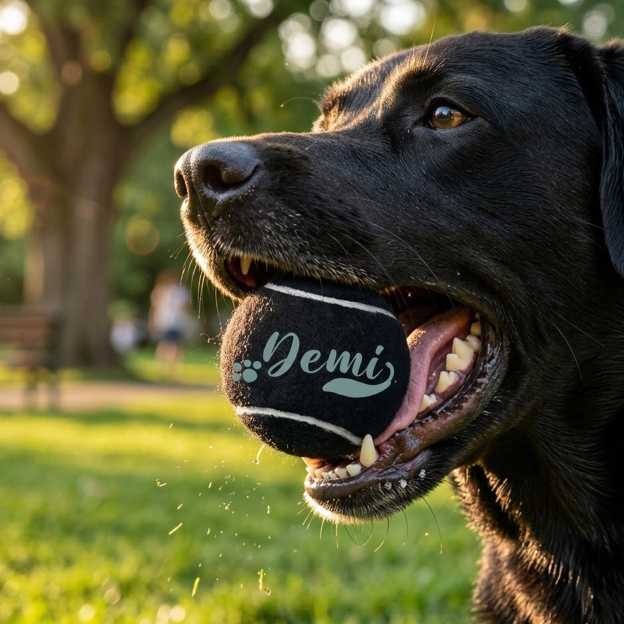Personalized Name Pet Tennis Ball | inToy09