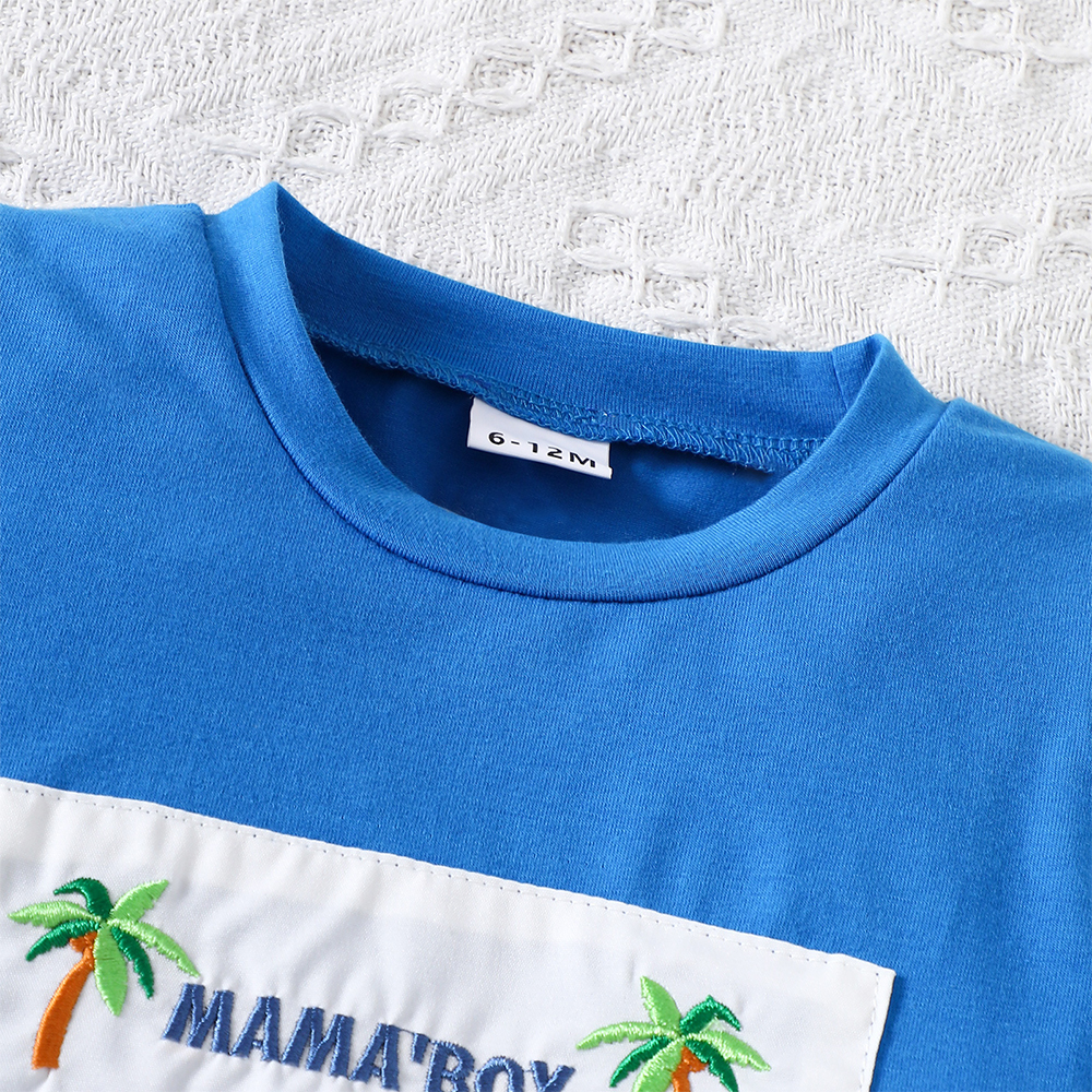 Personalized Boys Summer Vibe T-Shirt and Shorts Set | inSet48