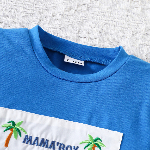 Personalized Boys Summer Vibe T-Shirt and Shorts Set | inSet48
