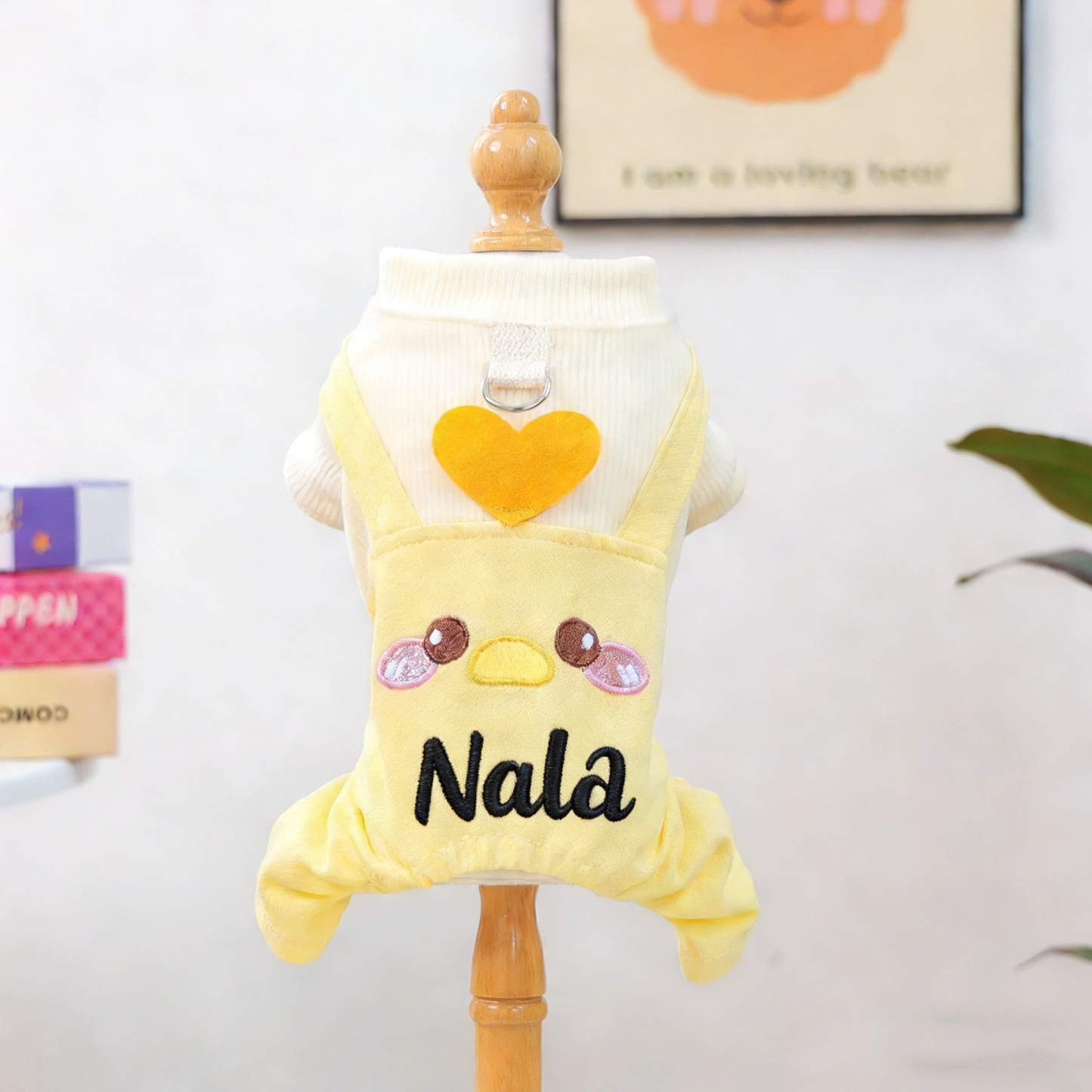 Personalized Embroidered Name Pet Jumpsuit | inCloth21