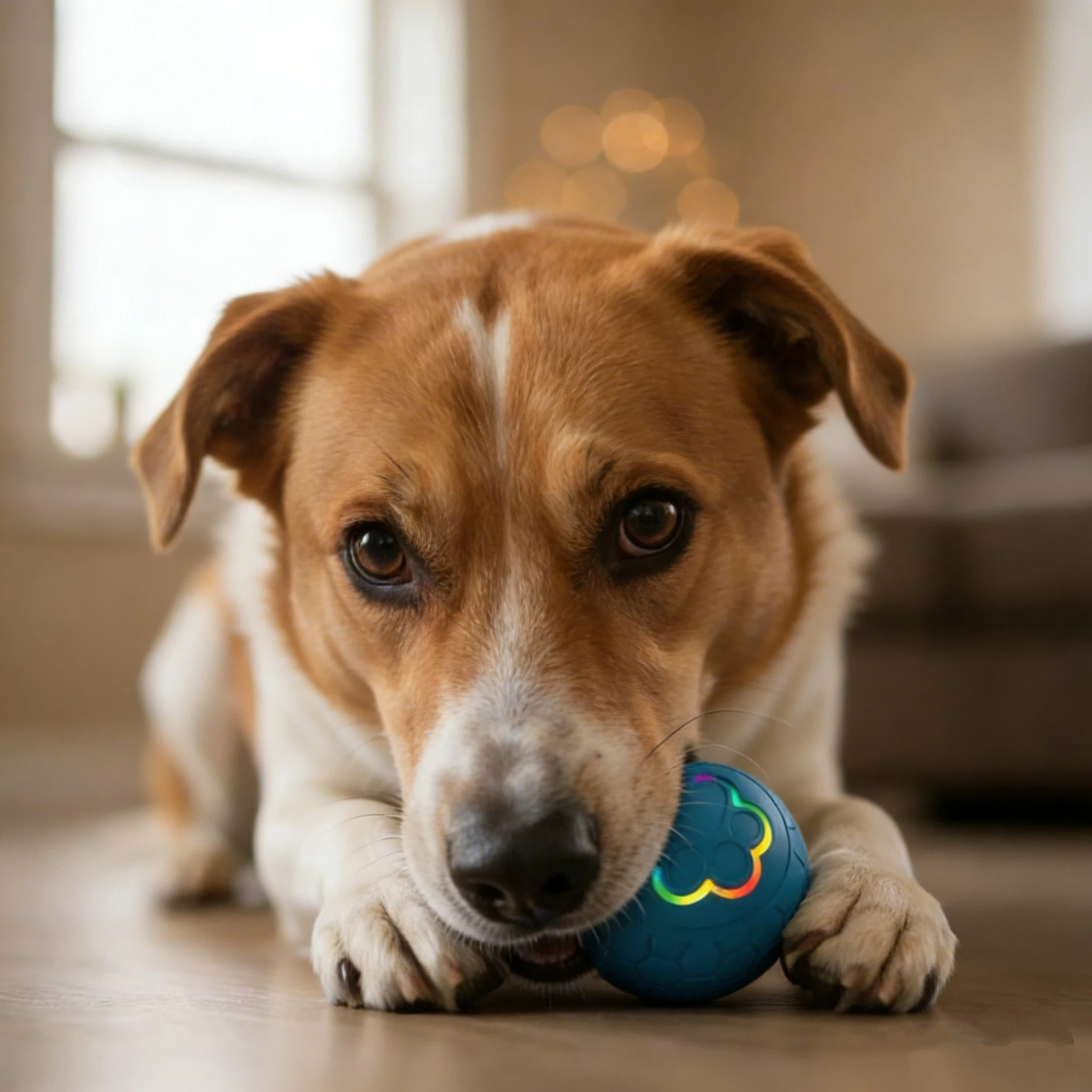 Personalized Rechargeable Electronic Pet Bouncing Ball Toy | inToy08