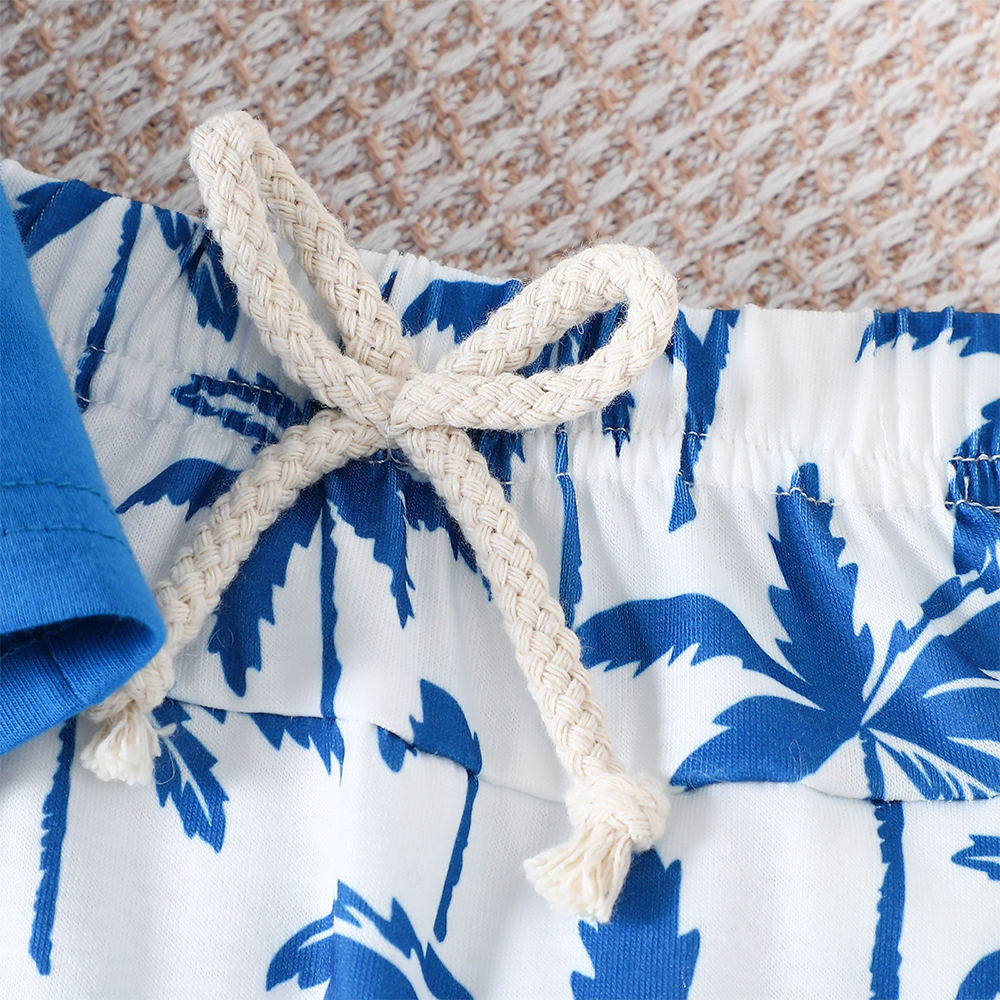 Personalized Boys Summer Vibe T-Shirt and Shorts Set | inSet48