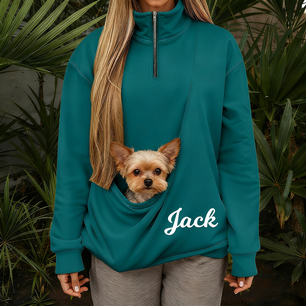 Personalized Name Cozy Pet Carrier Sweater | KKCloth332
