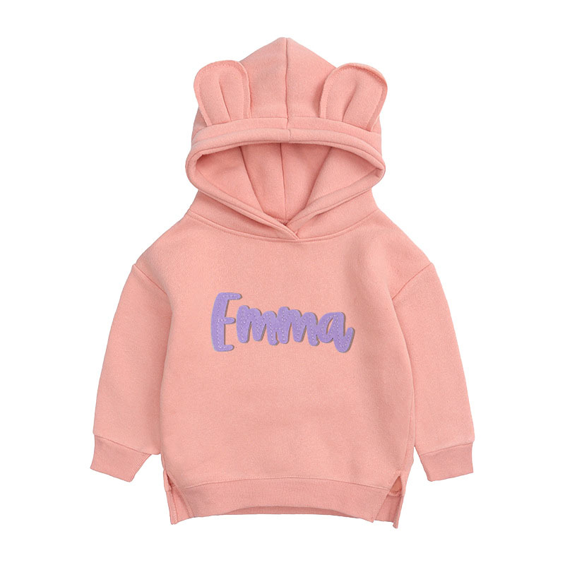 Personalized Hand-Embroidered Kid Cozy Soft Crewneck Sweatshirt | inSweatshirt06