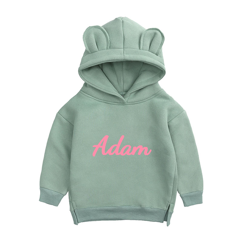 Personalized Kid Cozy Soft Bear Crewneck Sweatshirt | inSweatshirt15