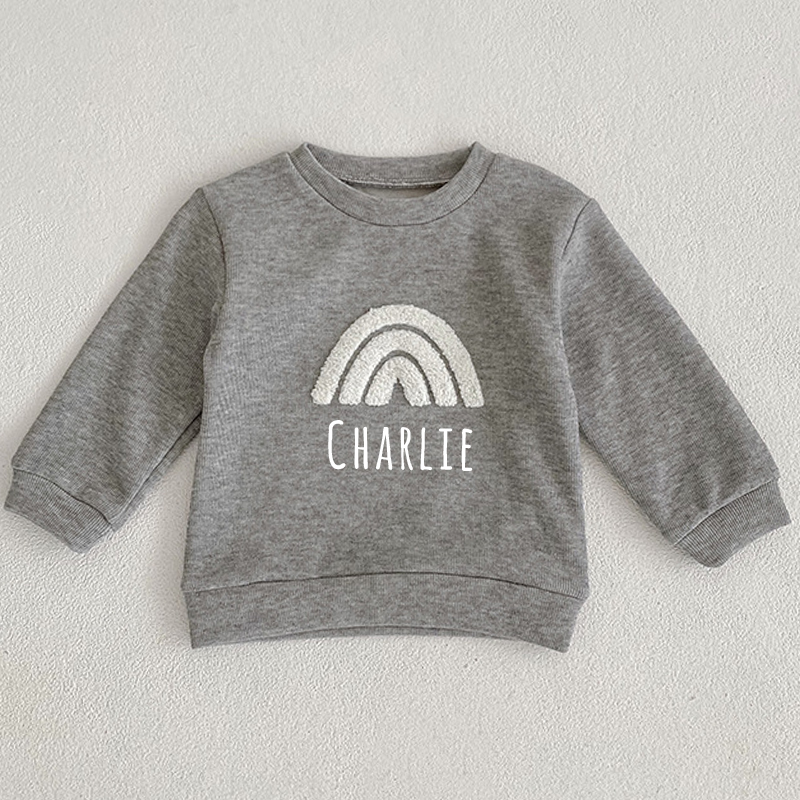 Personalized Kid Cozy Cute Pattern Crewneck Sweatshirt | inSweatshirt21