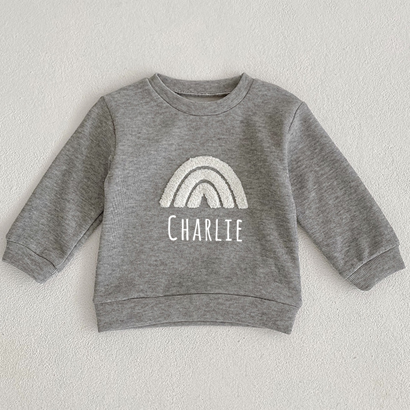 Personalized Kid Cozy Cute Pattern Crewneck Sweatshirt | inSweatshirt21