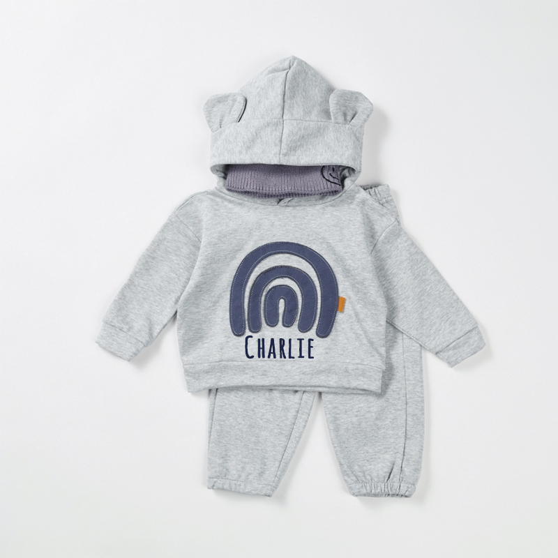 Personalized Kids Cozy Rainbow Set | inSet32