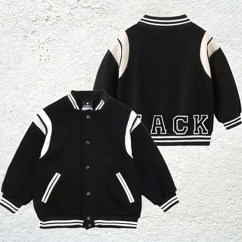 Personalized Hand Patch Kids Warm Basketball Jacket | inJacket14