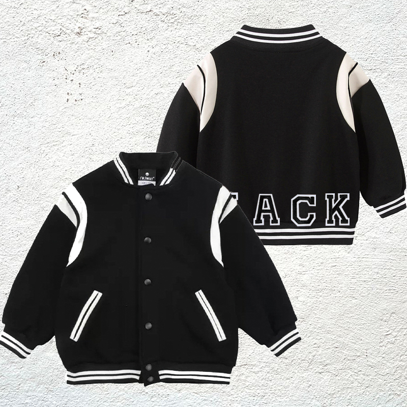 Personalized Hand Patch Kids Warm Basketball Jacket | inJacket14