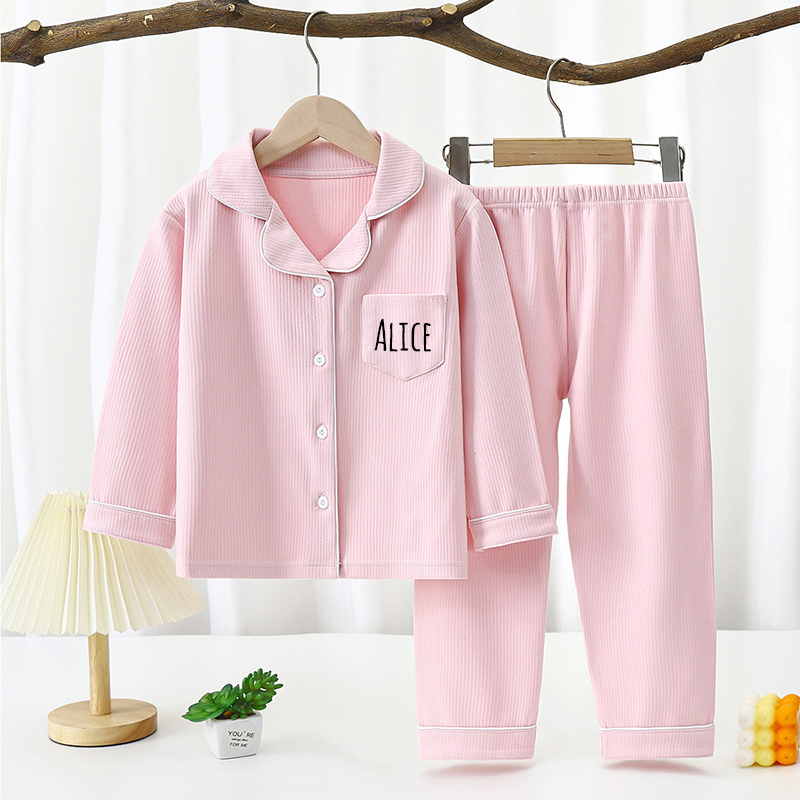 Personalized Christmas Kids Pajamas Set | inSet35