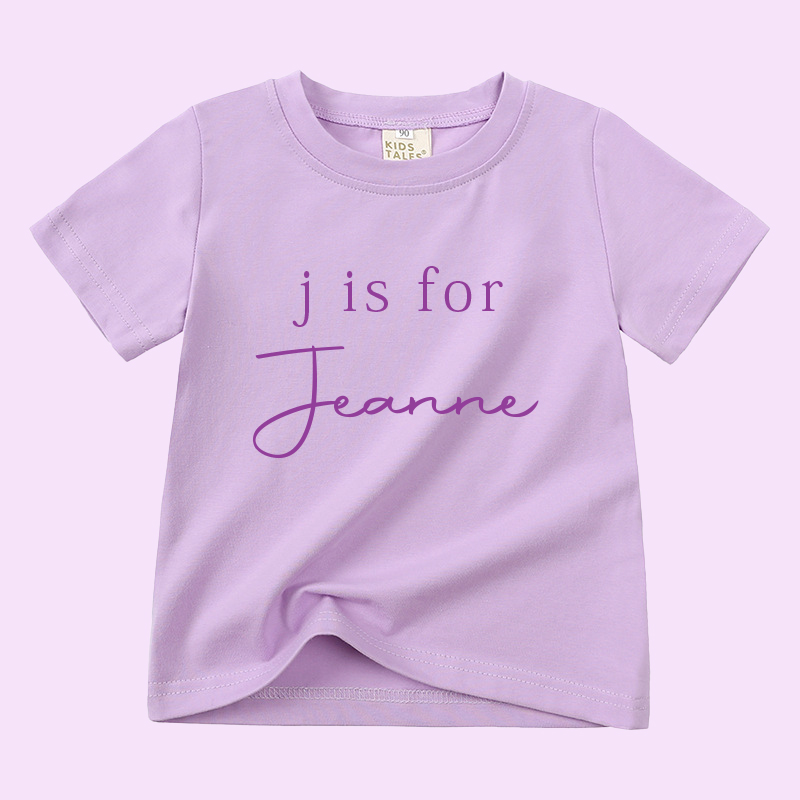Personalized Kid Cozy Soft Color T-Shirt | inTee01