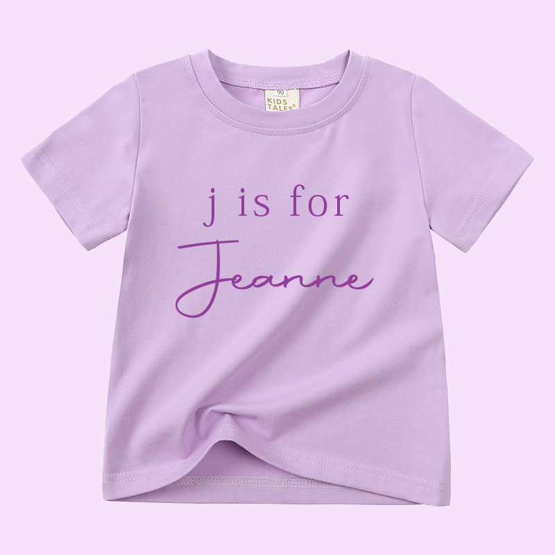 Personalized Kid Cozy Soft Color T-Shirt | inTee01
