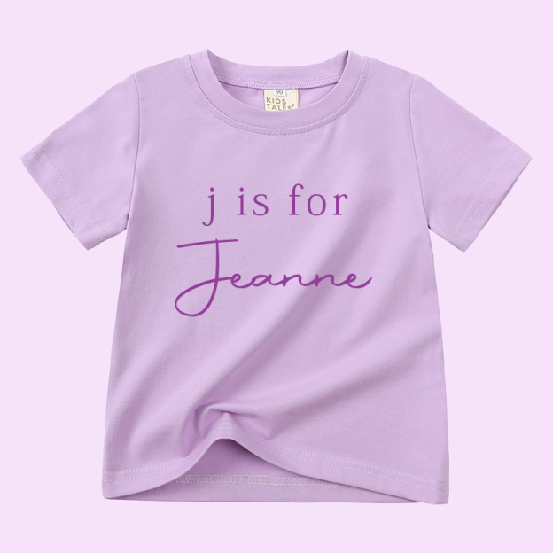 Personalized Kid Cozy Soft Color T-Shirt | inTee01