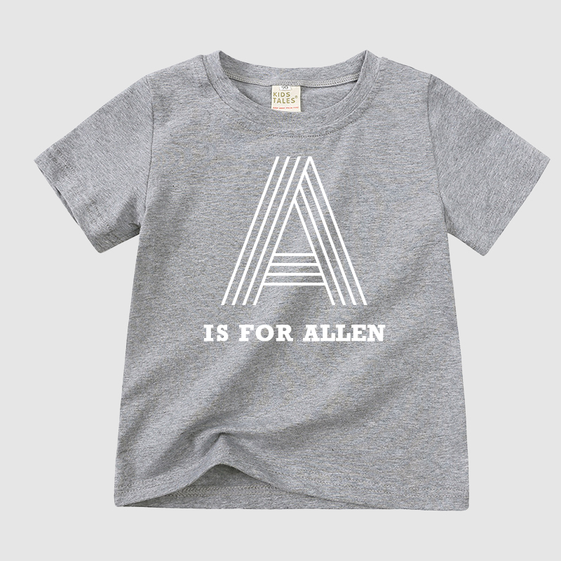 Personalized Kid Cozy Soft Color T-Shirt | inTee02