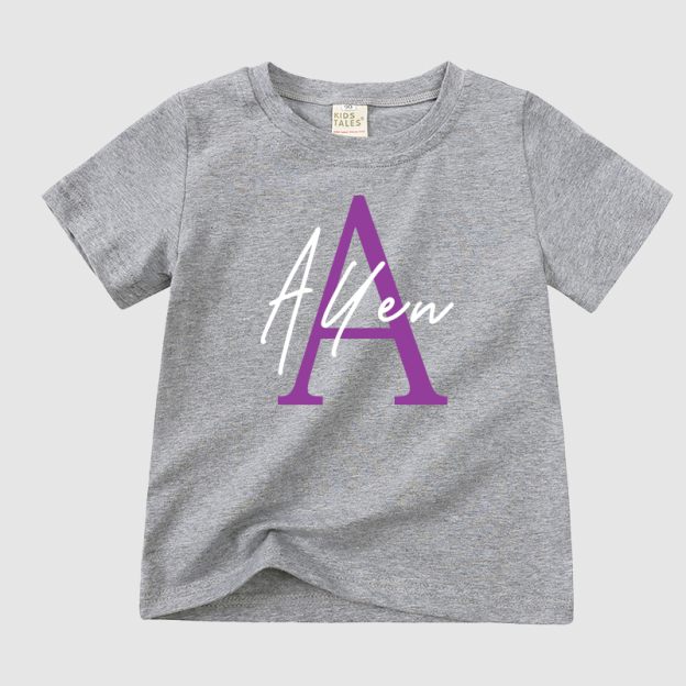 Personalized Kid Cozy Soft Color T-Shirt | inTee03