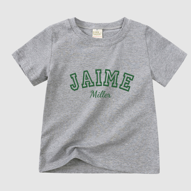 Personalized Kid Puff Vinyl Cozy Soft T-Shirt | inTee08
