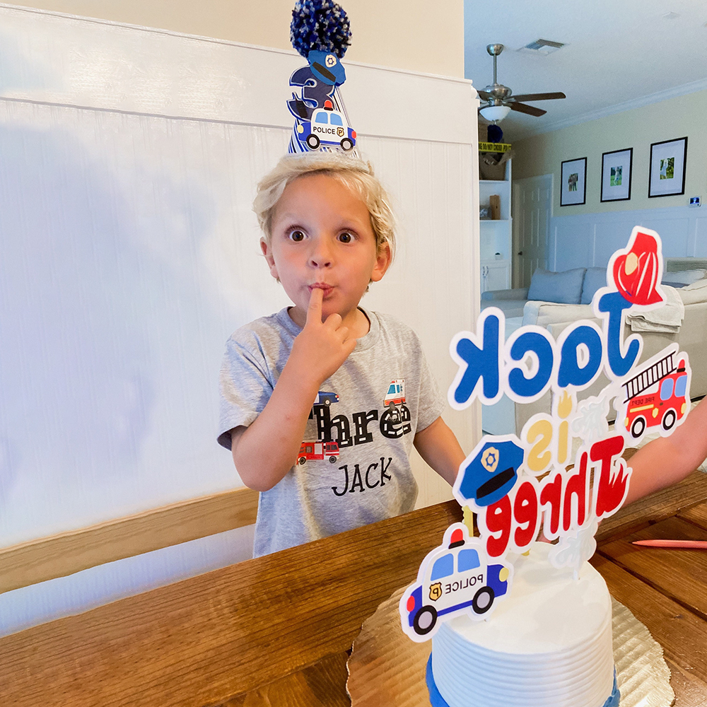 Personalized Kid Transportation Vehicle Party Birthday T-Shirt | inTee16