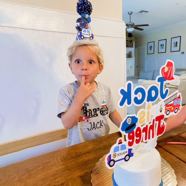 Personalized Kid Transportation Vehicle Party Birthday T-Shirt | inTee16