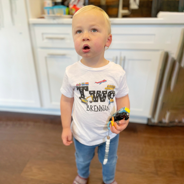 Personalized Kid Transportation Vehicle Party Birthday T-Shirt | inTee16